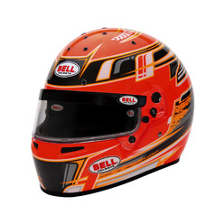 Casque Bell Karting KC7-CMR Anthracite / Orange Champion